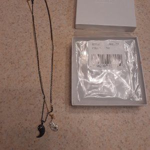 Lucky Layers Necklace Yin and Yang Double Necklace NWT 18" chains